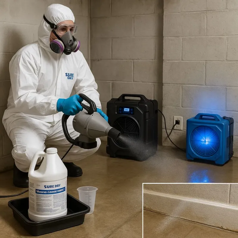 Sanitization and Odor Removal process in Richmond Hill, GA